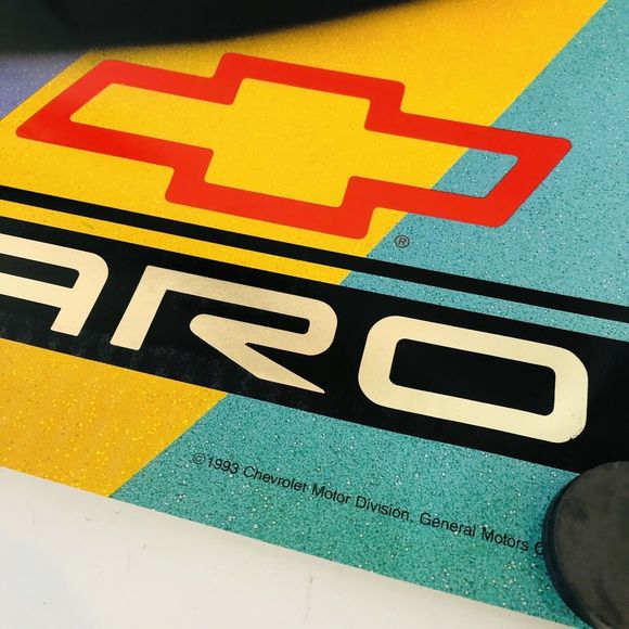 CHEVY CAMARO 77th INDIANAPOLIS 500 RACE POSTER HTF - Picture 4 of 6